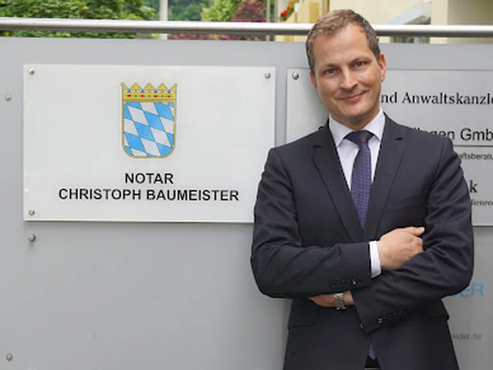 Notar Christoph Baumeister, vormals Dr. Martin Schuck
