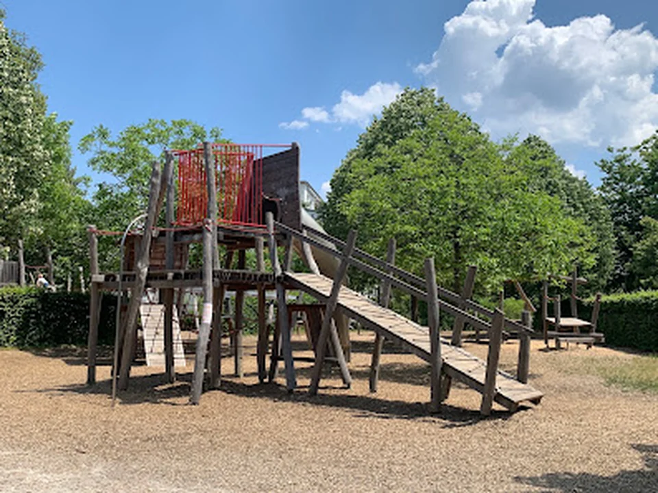 Playground at the castle wall Nymphenburg