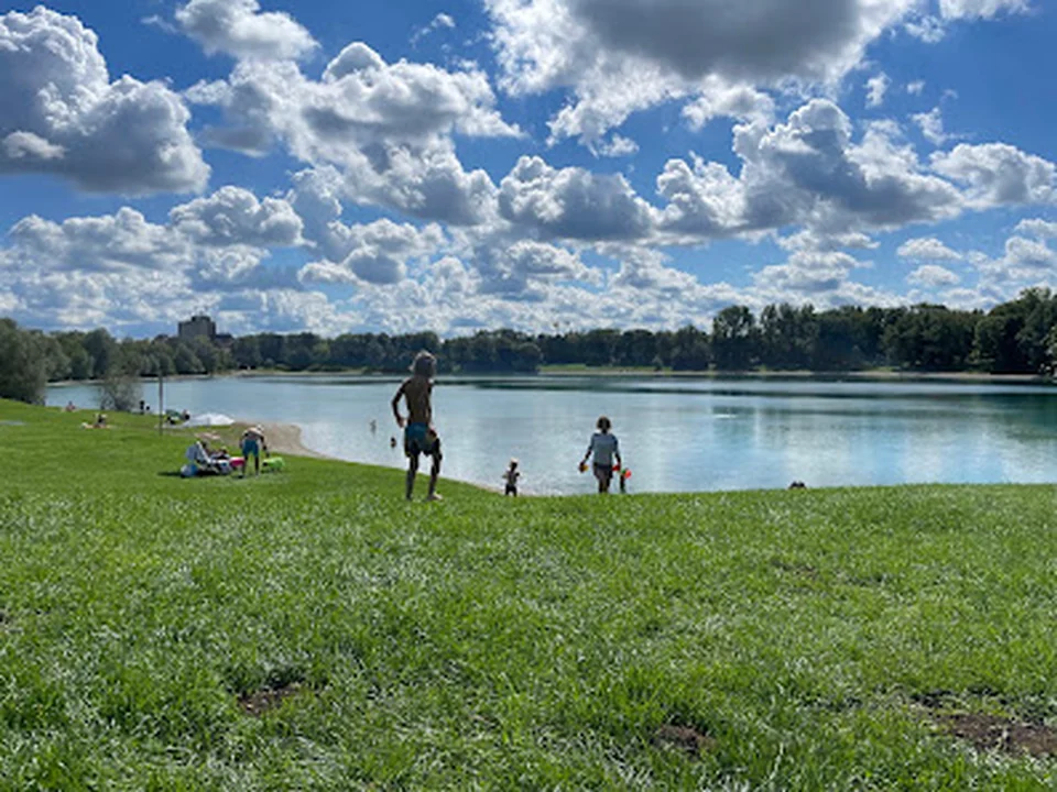 Recreation area Heimstettener Lake