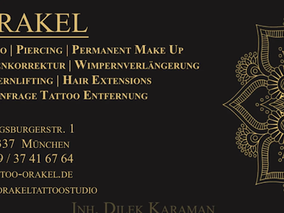 Tattoo Orakel & Piercing and Beauty, Munich